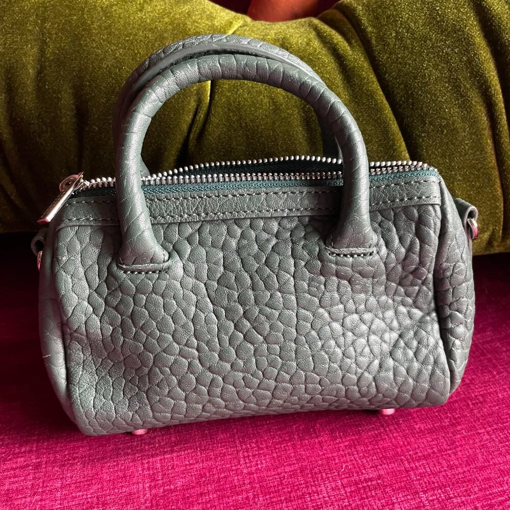 Brandon Blackwood Mini Cara Duffle Bag - Green Bubble Leather - Picture 3 of 3